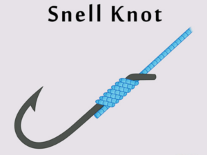 types of fishing knots - snell knot